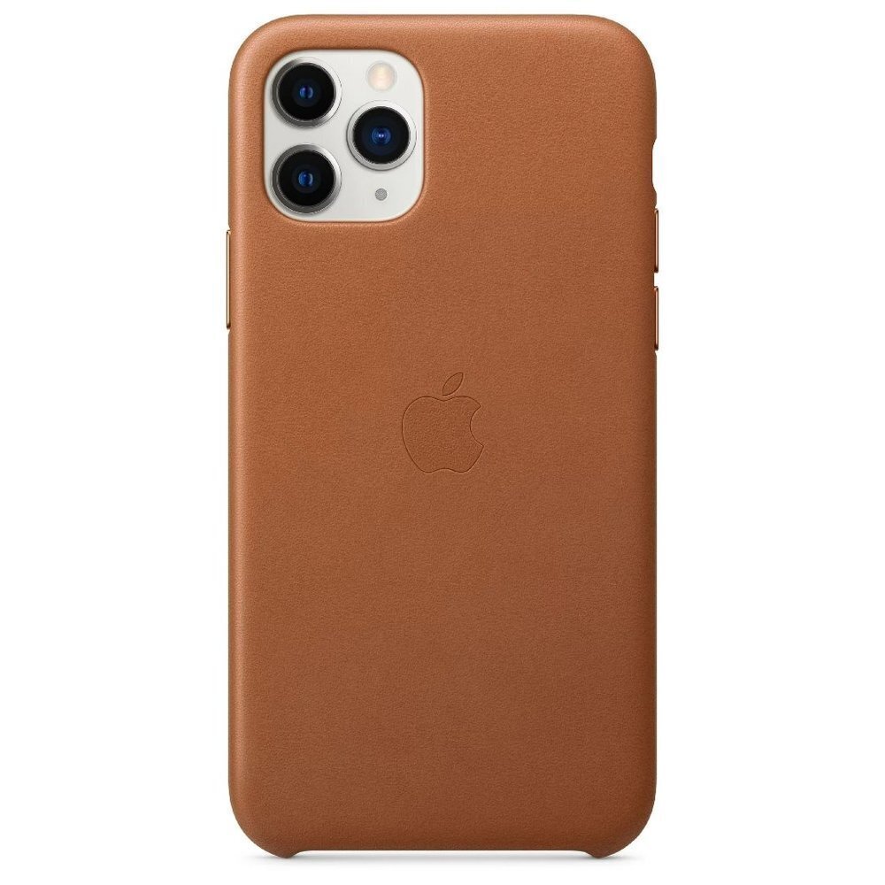 Apple iPhone 11 Pro Leather Case Saddle Brown Brand New
